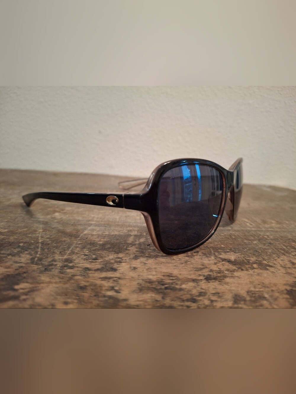Costa Kare Women's Black Frame Sunglasses with 580p Lenses